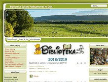 Tablet Screenshot of biblioteka.bajkowa.edu.pl